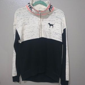 VS PINK half zip sweater jacket